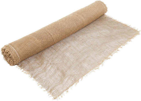 vidaXL Țesătură Decorațiuni Loneta 100x2500cm Naturală