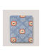 Kamtex Baby Pătură Pepinieră Swaddling Fleece Albastru Deschis 90x100cm