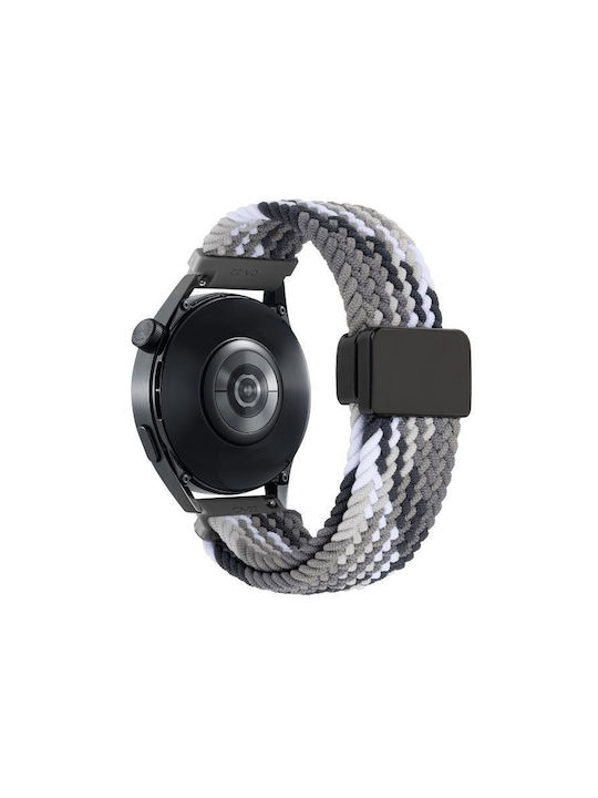 Nylon Braided Wearable Strap Magnetic Black Clasp Closure Xiaomi Watch S5 46mm Xiaomi Watch 5 47mm Duck Down Black