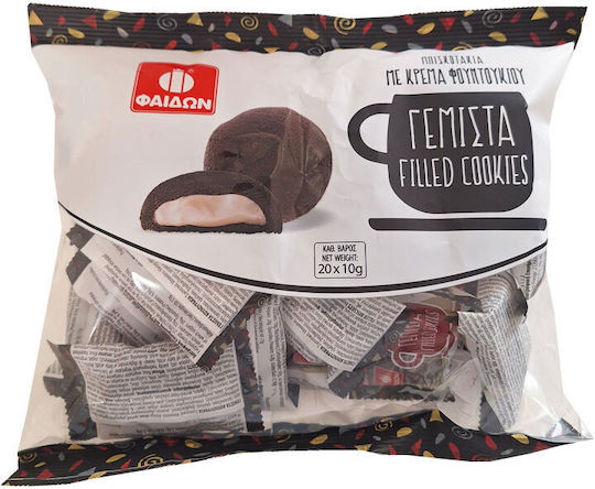 Biscuits Faidon Filled Hazelnut Cream Individually 20x10g