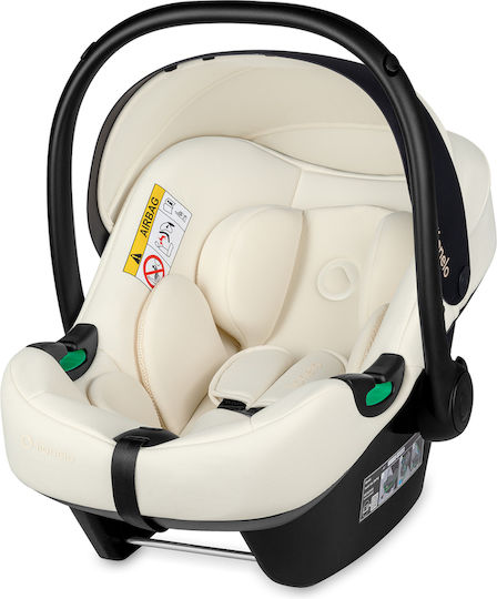 Lionelo I-size Astrid Scaun Auto pentru Copii i-Size Crem 0-13 kg