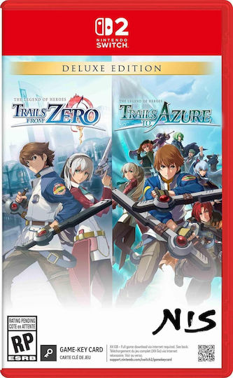 The Legend of Heroes: Trails from Zero / The Legend of Heroes: Trails to Azure Deluxe Edition Game-Key Card Switch 2 Game Pre-order