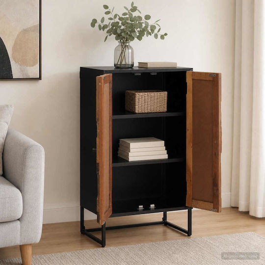 Wooden Sideboard Beige 53x30x95cm