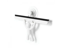 Bathroom Window Cleaner Umbra Buddy Squeegee Self-Adhesive Base Dimensions 27x4x19cm Whites-11527 Bathroom Window Cleaner Umbra Buddy Squeegee Self-Adhesive Base Dimensions 27x4x19cm Whites-11527