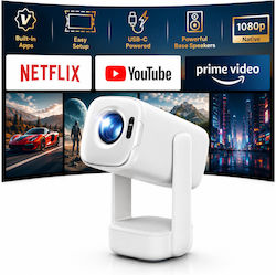 Projektor LCD Full HD Λάμπας LED mit Wi-Fi und Eingebauten Lautsprechern ED744 Projektor LCD Full HD Λάμπας LED mit Wi-Fi und Eingebauten Lautsprechern ED744