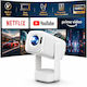 Projector LCD Full HD Λάμπας LED με Wi-Fi και Ενσωματωμένα Ηχεία ED744