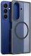Blueo Leder Rückseitenhülle Schwarz (Galaxy Z Fold8 Ultra)