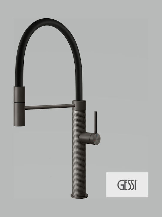 Gessi Kitchen Faucet Counter Silver