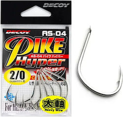 Рибарска Кука Decoy As-04 Pike Hyper №2/0 Рибарска Кука Decoy As-04 Pike Hyper №2/0
