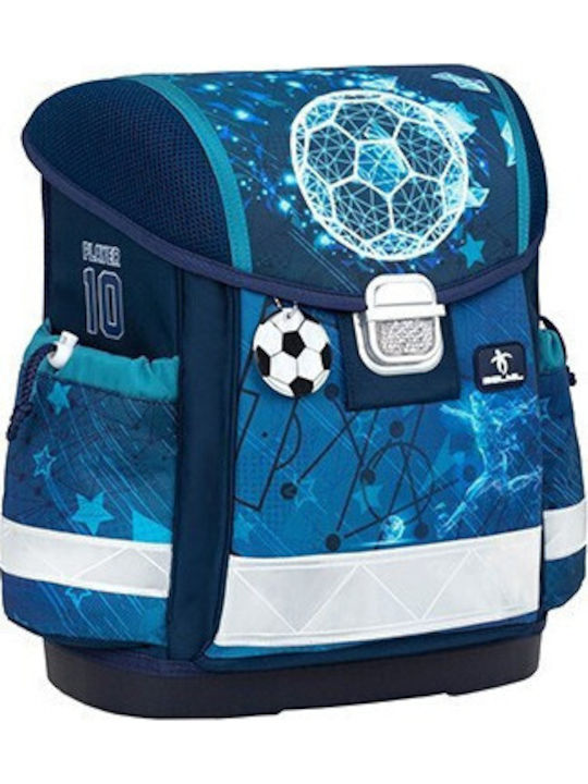 Belmil Footballers School Backpack Elementary Blue 19 Litre 63 x 38 x 63 cm