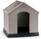 Keter Căsuță Pentru Câini Mare Din Plastic Pentru Exterior Bej 95x99x99cm