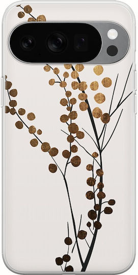 Golden Brench Case Google Pixel 10 Pro XL Flexible TPU Transparent Silicone