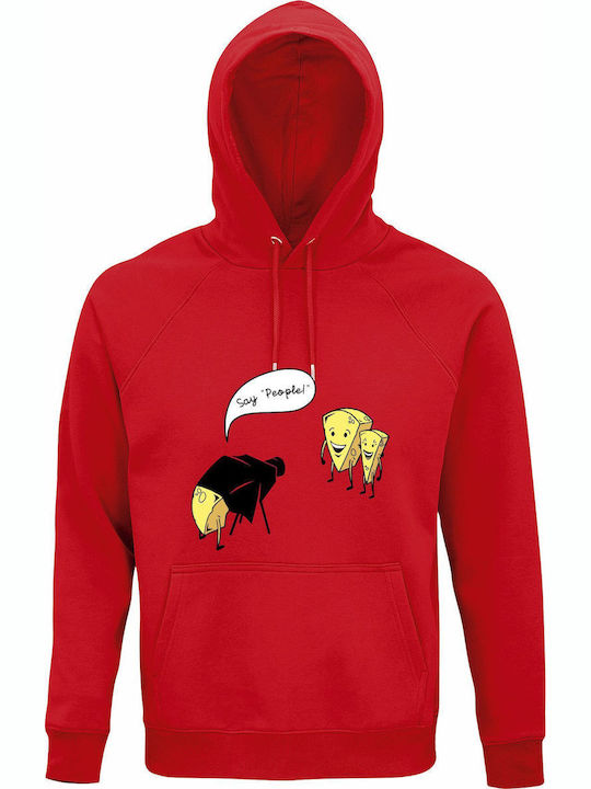 Bio-Kapuzenpulli Unisex In Cheese World Sag 'Le...