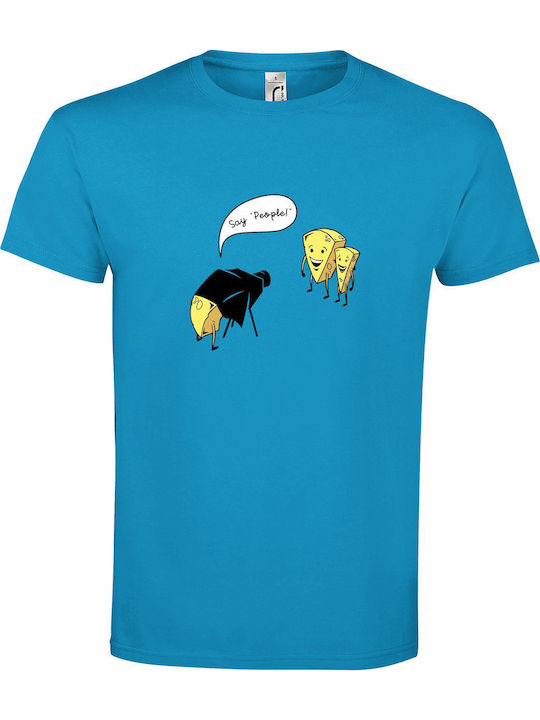 T-shirt Унисекс In Cheese World Say 'People Fun...