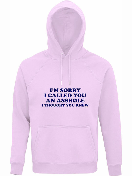 Bio-Baumwolle Unisex Kapuzenpulli Ich Entschuld...