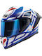 Givi H50.3 Quasar Metal Blue/White/Red Gloss Motorcycle Helmet Full Face ECE 22.06 1500gr with Pinlock and Sun Visor
