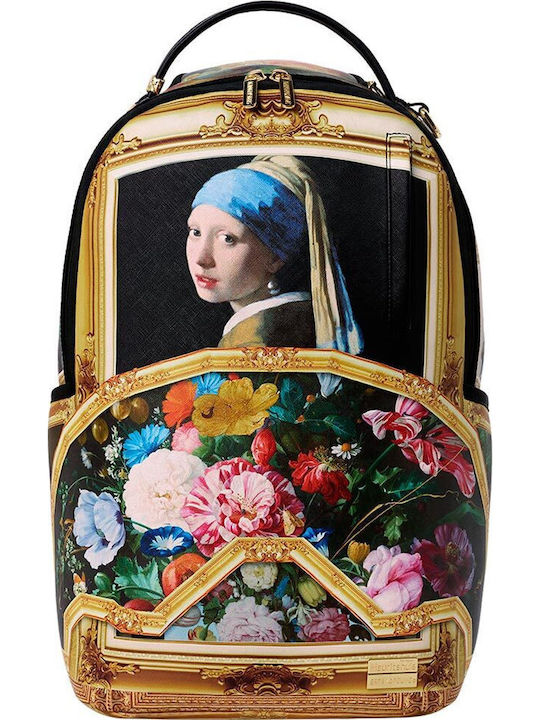 Sprayground School Backpack Junior High-High School with Water Bottle Holder Mauritshuis Museum 29 x 15 x 45cm