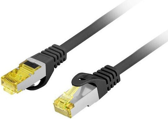 Lanberg S/FTP Cat.6a (Gigabit) Network Cable Ethernet 1m Green