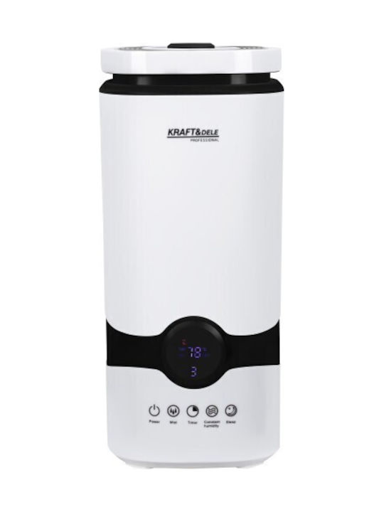 Kraft & Dele Dispozitiv de Aromaterapie cu Ultrasunete cu Telecomandă și Temporizator Albă 4000 ml KD4359