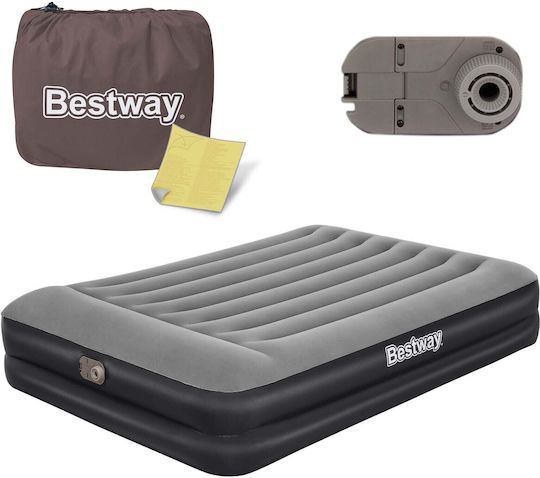 Bestway Надуваем Матрак за Сън Двоен с Вградена Помпа 203x152x46см.