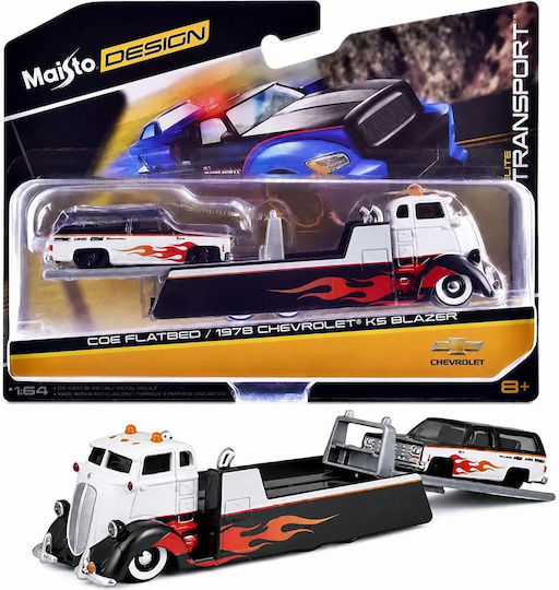 Maisto Set cu camion 1:64 pentru 8+ Ani