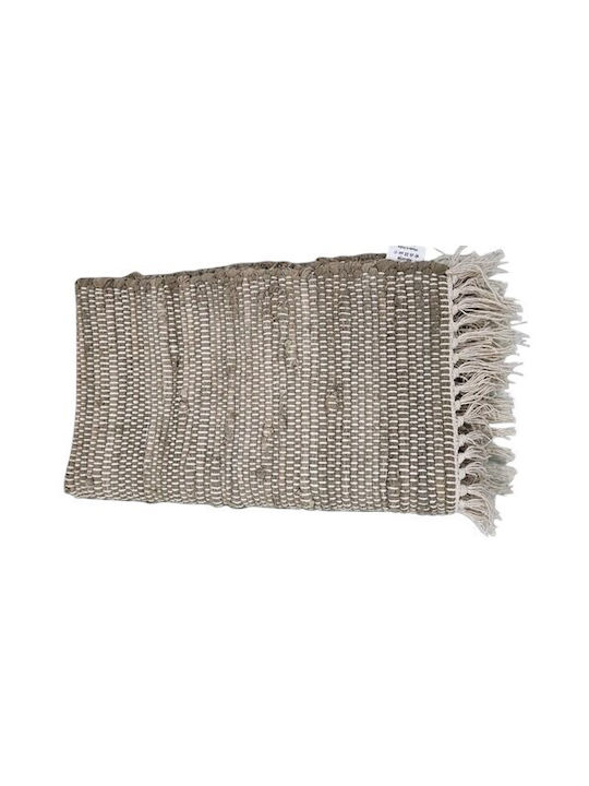 Chios Hellas Pastel Rectangular Cotton Brown Li...