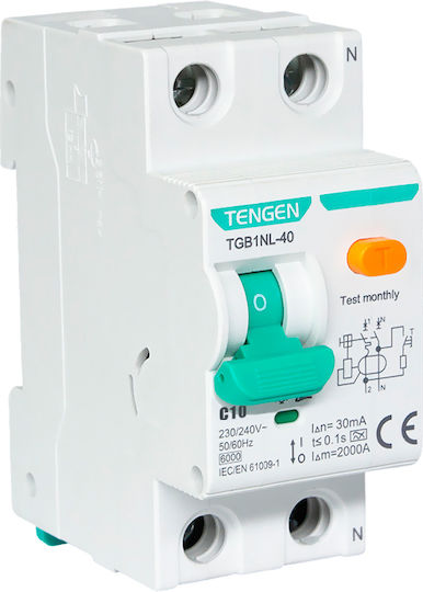 Tengen Phasenrelais Leckage der Erde 10A