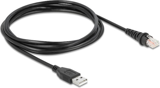 DeLock USB 2.0 Кабел USB-A мъжки - RJ45 Черен 1.5m 90598