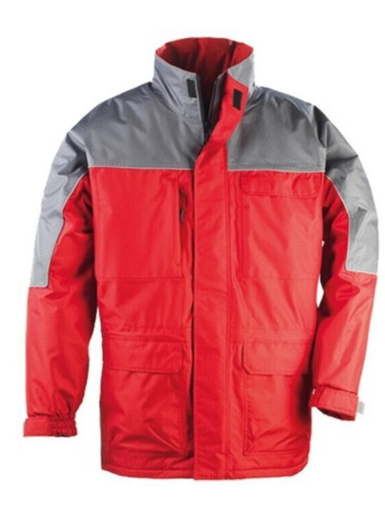 Coverguard Jachetă De Lucru Ripstop Cu Elemente Reflectorizante Pentru Iarnă Gri