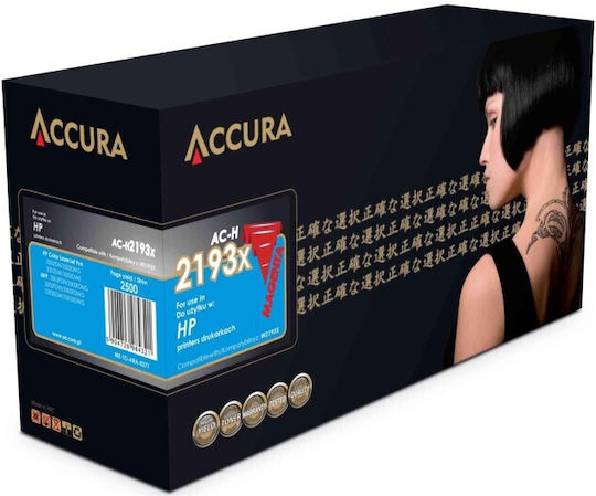 Accura Compatible Toner For Laser Printer HP HP No 219X W2193X 2500 Pages Magenta