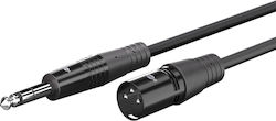 Goobay Cable XLR male - Μαύρο 3m 80052