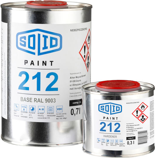 Solidpaint 212 Епоксидна Боя За Бетонни Подове Метални Ral Цветове 1л Ral 3000
