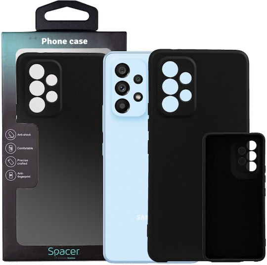 Spacer Back Cover Silicon 2mm Negru Galaxy A53