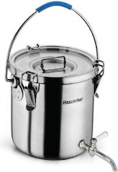 Hascevher Δοχείο Inox 11lt