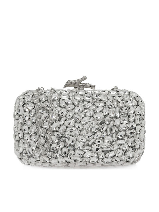 4queens Women's Handbag Silver