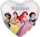 Disney Prinzessin Herz Folie Luftballon 43cm
