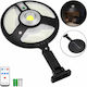 Jortan Solar Road Light 150W Cold White 6500K with Motion Sensor, Photocell and Remote Control IP66