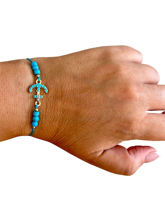 Women's Chain Bracelet with Anchor Design
