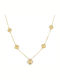 Senzio Belibasakis Gold Halskette mit Zirkon