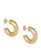 Gold Hoop Earrings 9K