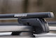 Menabo Menabo Aluminum Car Roof Bars Sherman Black 120 Cm Black Color Mazda 626 Break 5 Doors 1988>2002 Raised Rails Parallel Bars Set 2 Pieces 12280/mb Mp.12280/mb-165