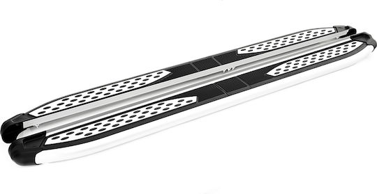 Turtle Plus Side Steps Silver Compatible Bmw X1 F48