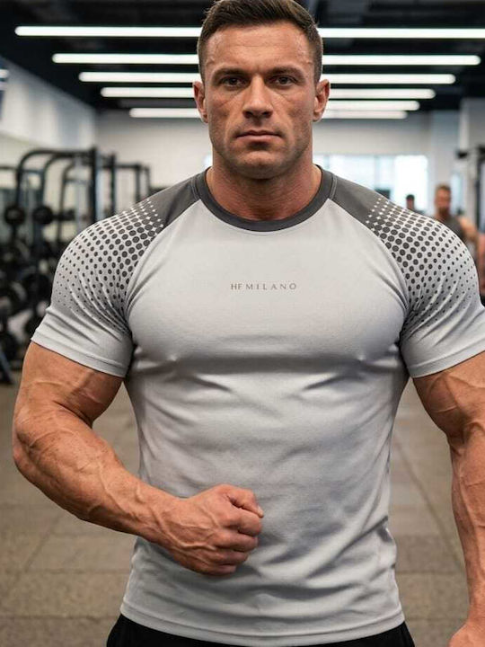 Comfort Αθλητικό T-shirt Ασημί