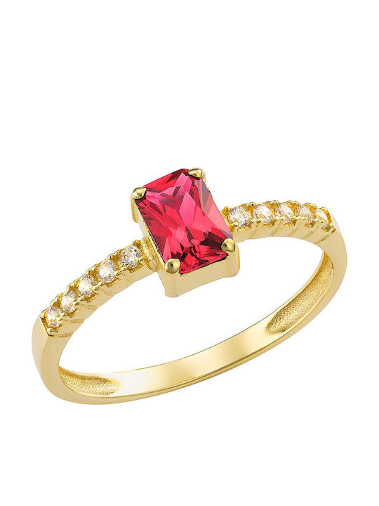Ioannis Kosmima Women's Ring with Zircon from 9...