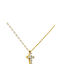 Kontopoulos Gold Cross 9K with Chain