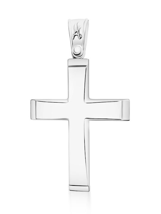 Chrilia Weißgold Kreuz 14K Ohne Kette
