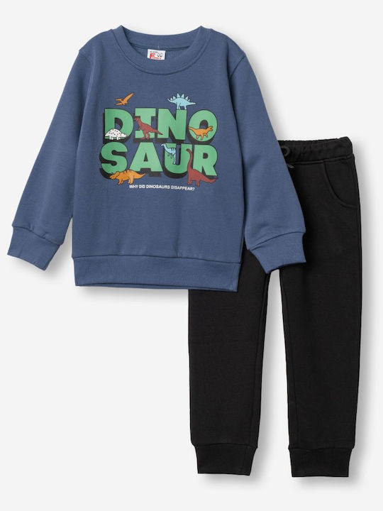 Funky Kids Sweatpants Set Blue