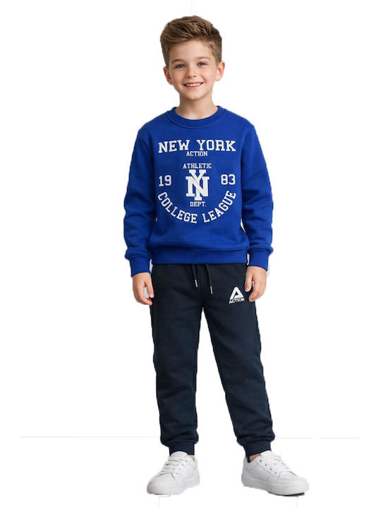 Kinder Sweatpants Set - Jogginganzug in Blau