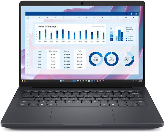 Dell Pro 14 MC14255 14" FHD+ (Ryzen AI PRO Seria 300-5 340/16GB/256GB SSD/W11 Pro) (Tastatură UK)