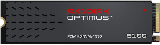 Sandisk Optimus 5100 SSD 500GB M.2 PCI Express 4.0 Heatsink Compatible with PlayStation 5